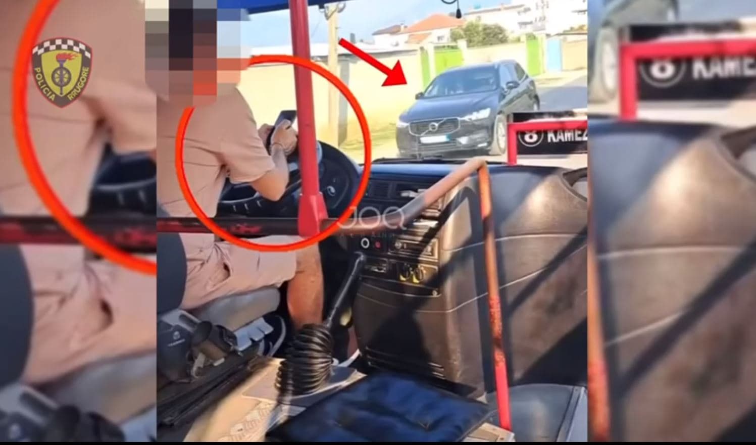 Pasagjerët e xhiruan duke vozitur autobusin me telefon në dorë, gjobitet shoferi (VIDEO)