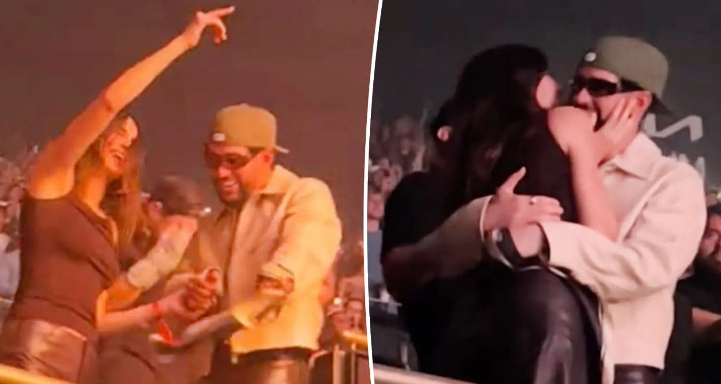 Kendall Jenner dhe Bad Bunny e japin puthjen e parë në publik (VIDEO)