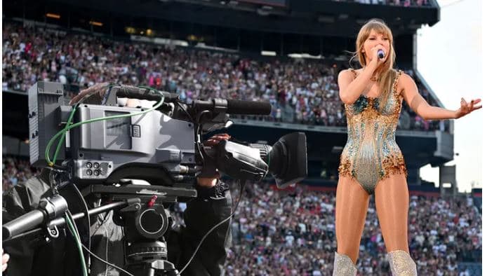 Taylor Swift xhirohet nga ekipe profesioniste në turin "Eras", pritet një dokumentar