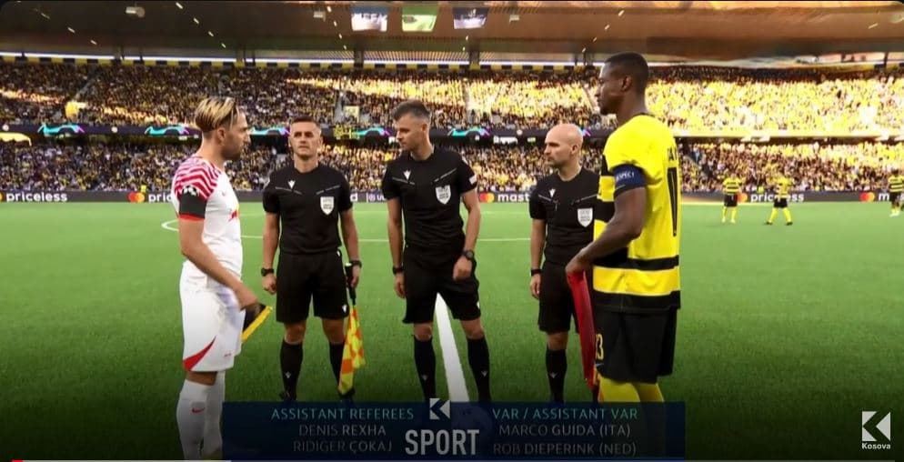 Flet gjyqtari i parë shqiptar që ndau drejtësi në Champions (VIDEO)