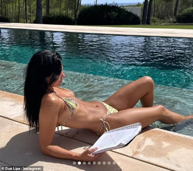 Dua Lipa tregon hijet e saj trupore gjatë pushimit në Ibiza (FOTO)