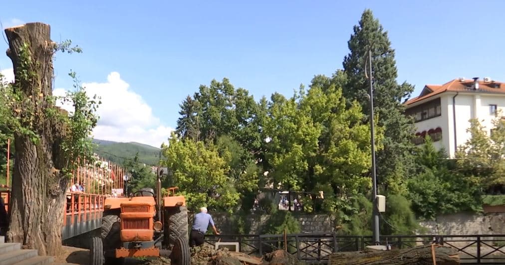 Priten lisat shekullorë në Pejë, rrezikonin qytetarët (VIDEO)