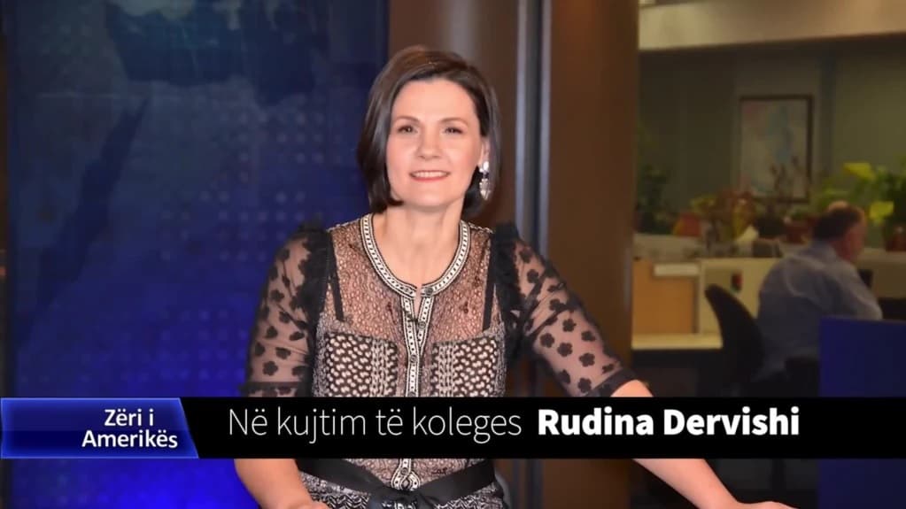 Vdes gazetarja e Zërit të Amerikës, Rudina Dervishi