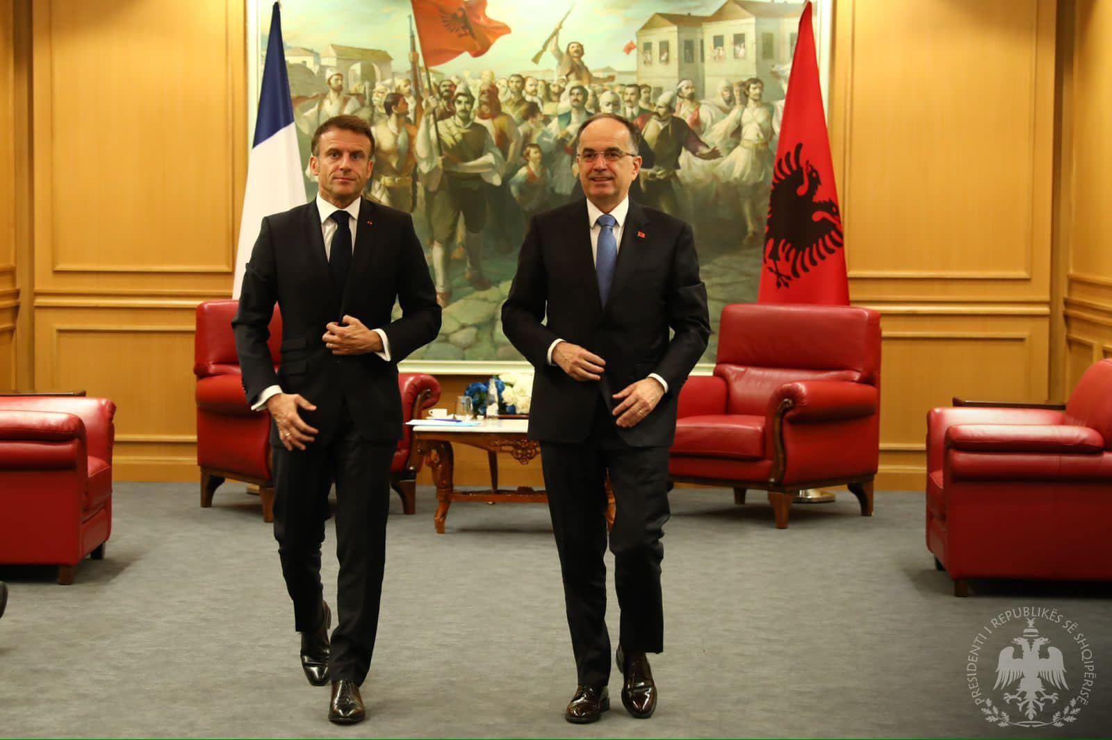 Begaj pas takimit me Macron: Kosova është e pavarur, aktet terroriste si ajo e Banjskës janë të papranueshme