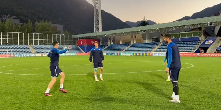 Kosova e përfundon stërvitjen e fundit para ndeshjes me Andorrën (VIDEO)