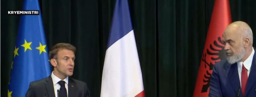 Macron: Serbia po ecë ngadalë në procesin e anëtarësimit në BE