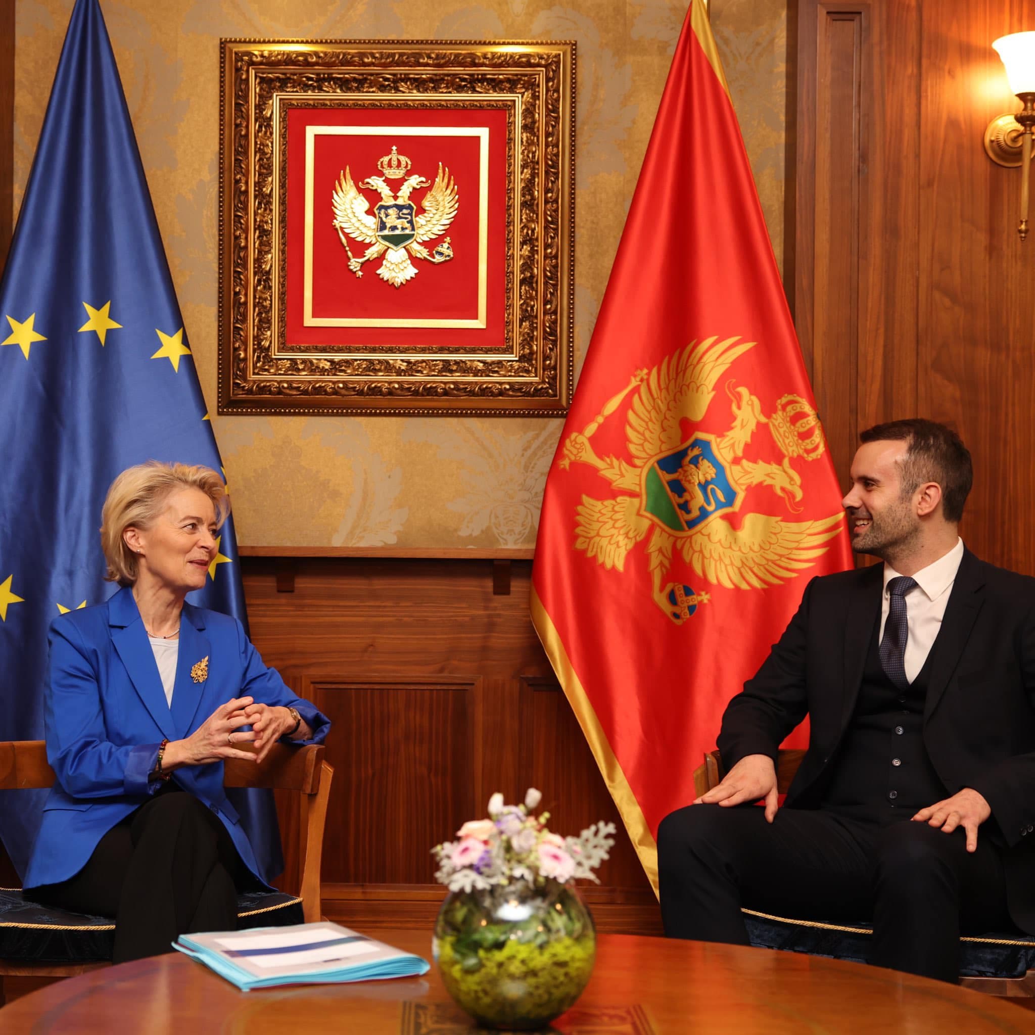 Kryeministri i ri malazez takohet me von der Leyen: Mali i Zi ka një qeveri evropiane
