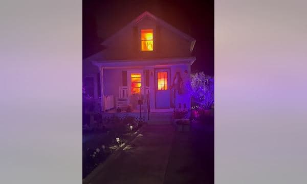 Zjarri i raportuar në shtëpi ishte një shfaqje 'mahnitëse' e Halloween-it (VIDEO)