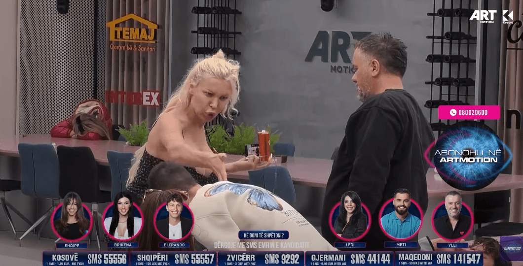 Edona ofendon Ganiun: Ti je 2 kilogramë njeri, i pafytyrë (VIDEO)