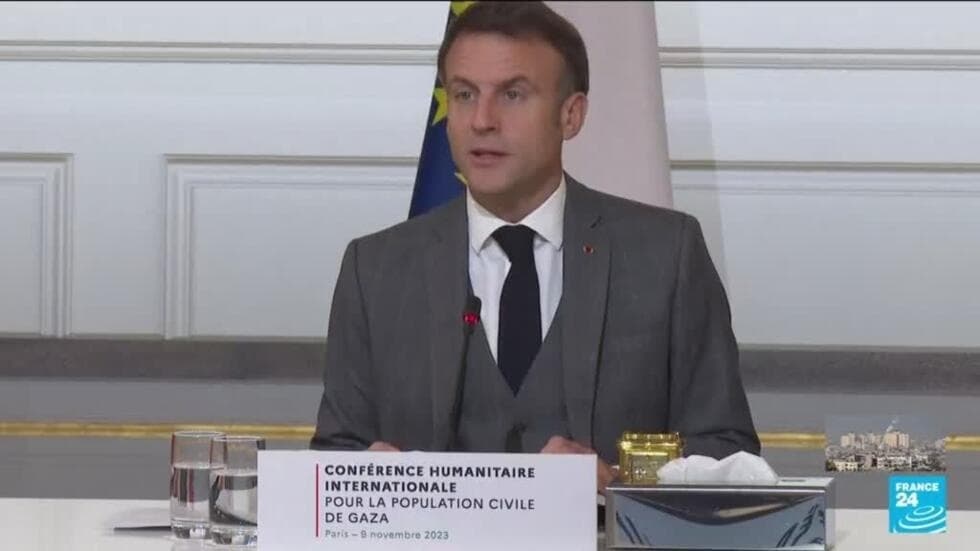 Macron bën thirrje për armëpushim në konferencën e ndihmës për Gazën