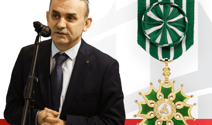 Presidenti Macron dekoron poetin Lulzim Tafa me urdhrin e lartë “Oficer i letrave dhe arteve”