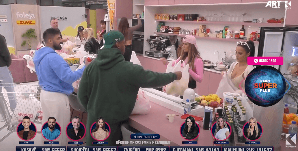 "Interex" sjellë ushqimet për banorët  e Big Brother VIP Kosova 2 (VIDEO)