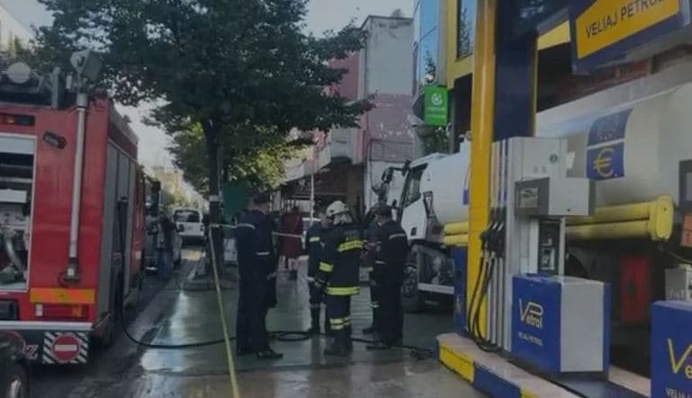 Shpërthim në një pikë karburanti në Tiranë, lëndohen dy vetë