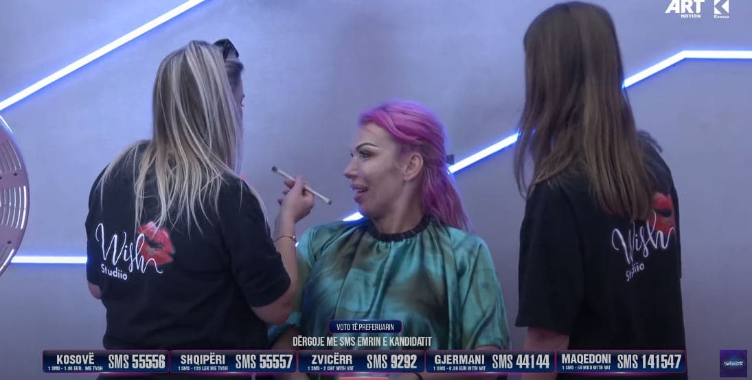 "Wish Studio" përkujdeset për grimin dhe flokët e vajzave në natën e sotme 'Prime' (VIDEO)