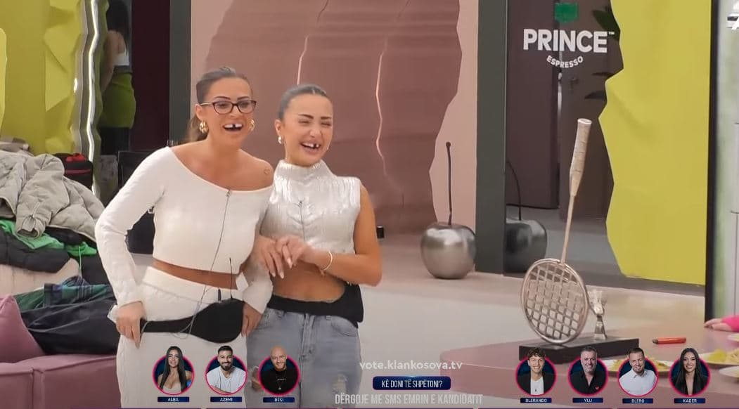 "Ju ka ra dhëmbi" - Santiana dhe Alba ngjallin të qeshura të pafund (VIDEO)