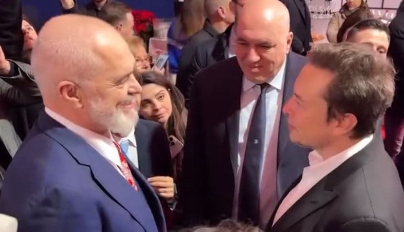 Kryeministri Rama takon Elon Musk në Itali: Me Mister X në Romë (VIDEO)