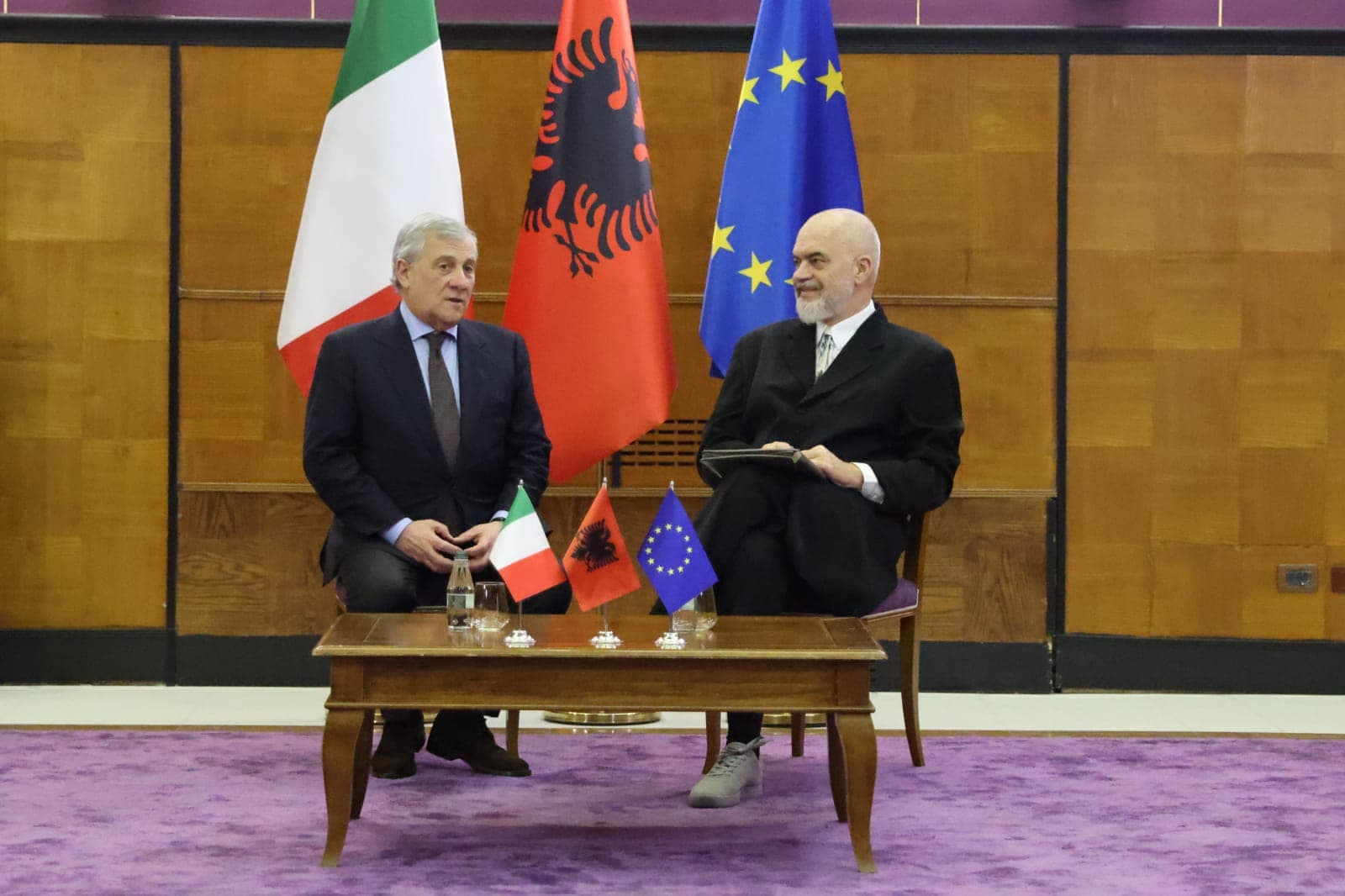 Rama me Tajanin: Gati për firmosjen e marrëveshjes së shumëpritur të pensioneve të shqiptarëve në Itali