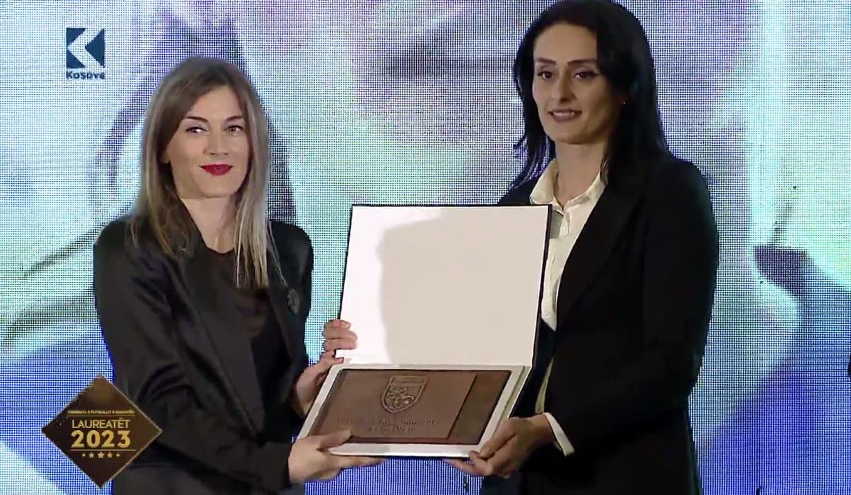 Feride Kastrati, futbollistja më e mirë për vitin 2023