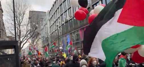 Londër: Përmes protestes kërkohet bojkotimi i markave "të lidhura me Izraelin"