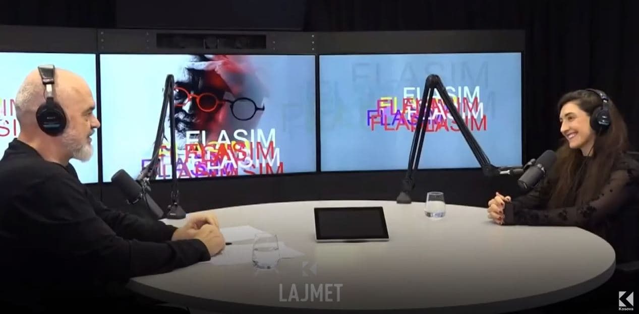 Podcast “Flasim”: Elbenita Kajtazi mysafire e Edi Ramës (VIDEO)