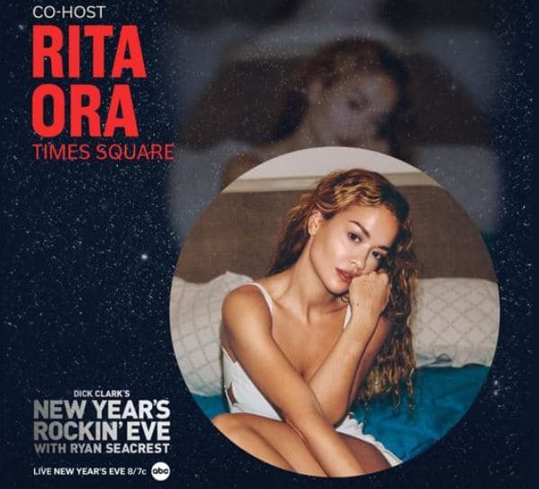 Rita Ora do të jetë nikoqire e "Dick Clark’s New Year’s Rockin’Eve" në Time Square