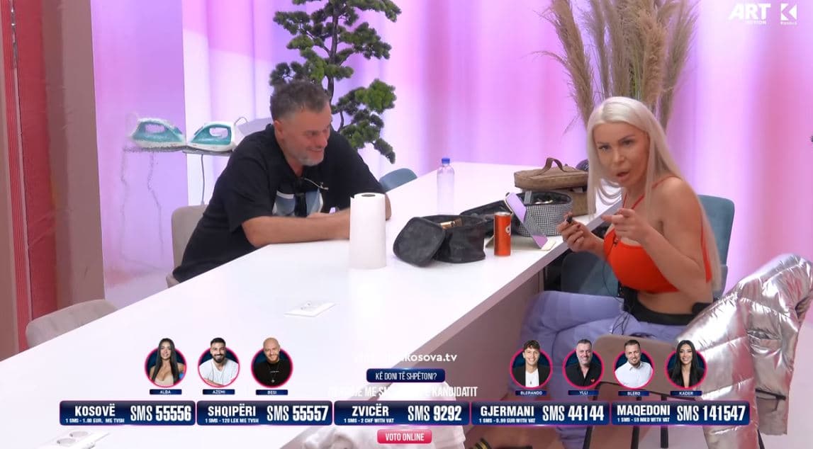 Mshele gojën, Edona e nervozuar me Lumbardhin (VIDEO)