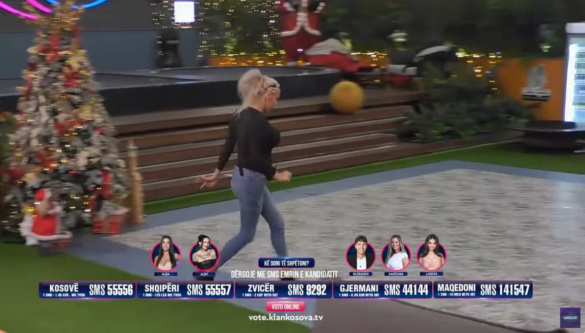 Edona imiton Shqipen se si ecën dhe shkakton të qeshura te banorët (VIDEO)