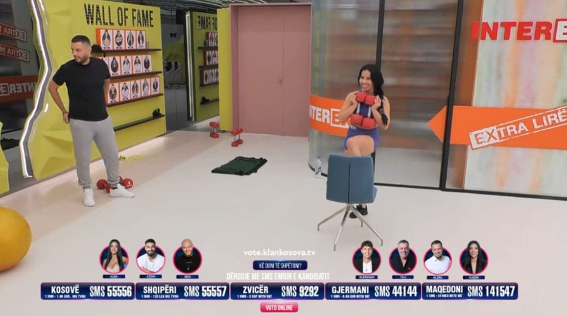 Banorët merren me aktivitete fizike brenda shtëpisë (VIDEO)
