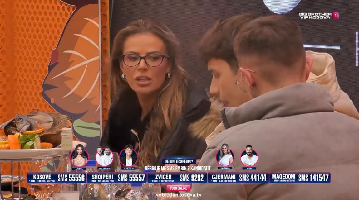 "Je tu gënjy" - Blerando tenton t'i replikojë Santianës por harron çka deshi t'i thotë (VIDEO)