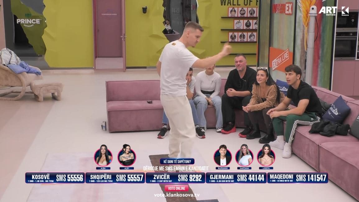 Blerando fantastik, gjen zgjidhjen e kërkuar nga Adri n'lojën e pantomimeve  (VIDEO)