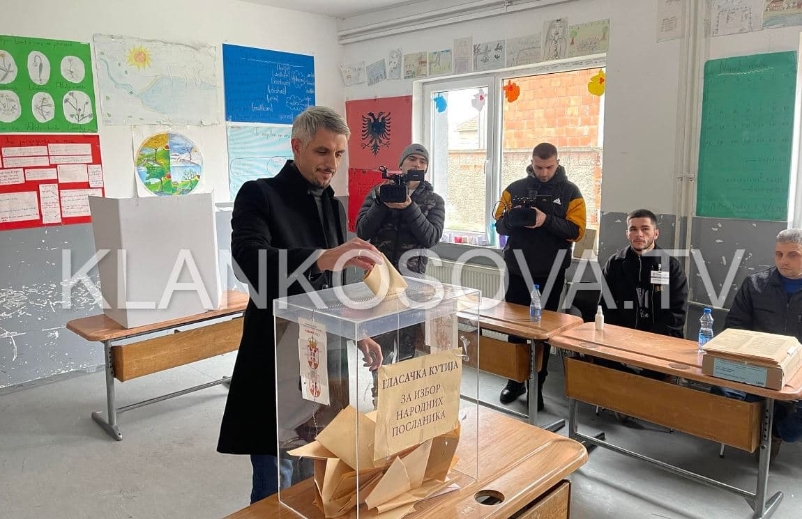 Voton kandidati për deputet Visar Mehmeti, thotë se Kurti po bën ndarje në Luginë