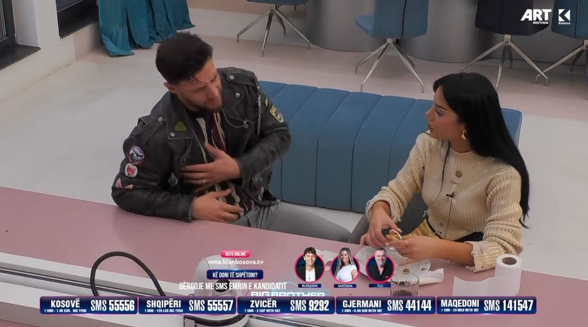 Çka po ndodh? Lumbardhi ndien shtrëngime në gjoks (VIDEO)