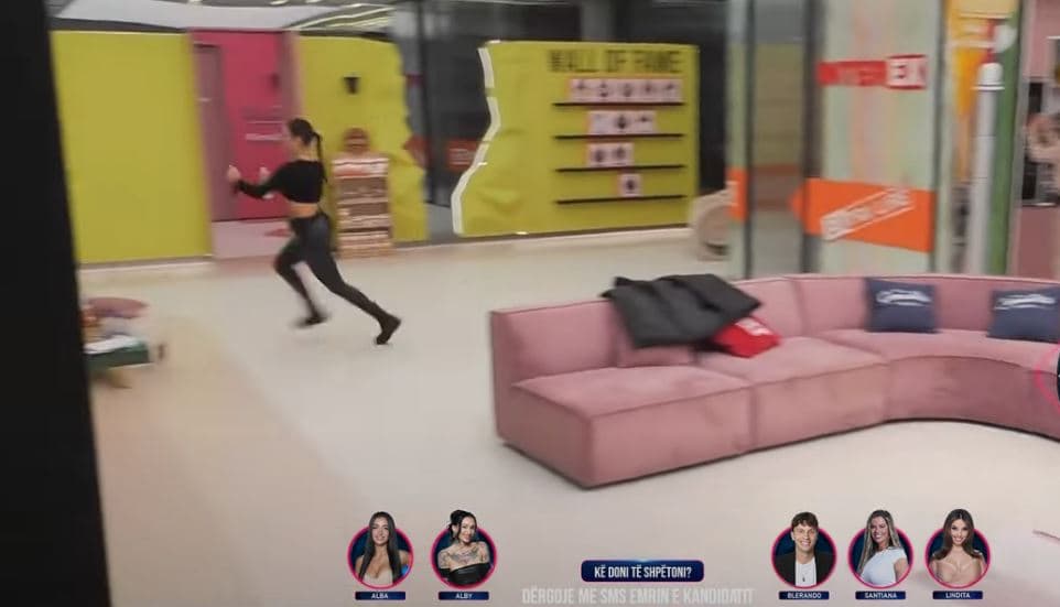 Alba e ndjek Bucin për ta lagur me ujë (VIDEO)