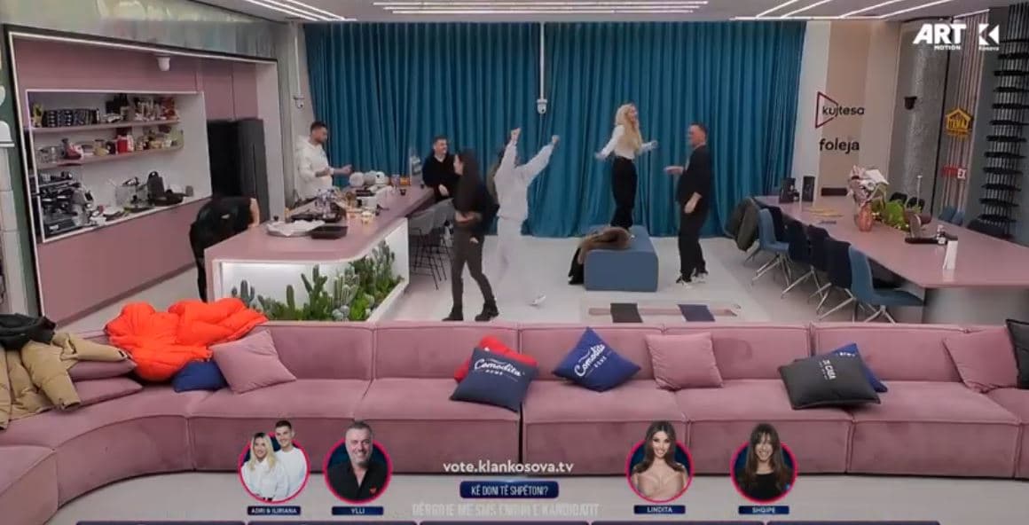 Atmosferë e zjarrtë në Big Brother VIP Kosova, banorët vallëzojnë së bashku (VIDEO)