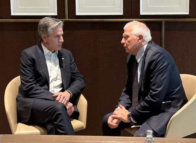 Borrell takohet me Blinkenin në Arabinë Saudite, bisedojnë për të forcuar rolin e domosdoshëm të OKB-së