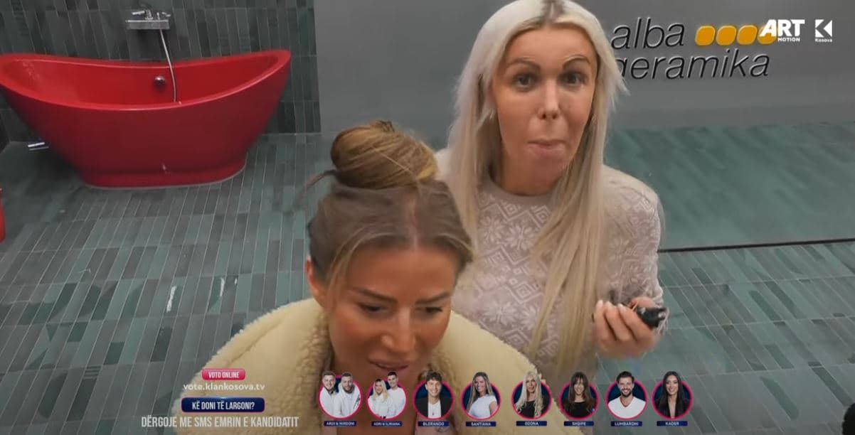 Edona dhe Santiana i kthehen kamerës, lusin “Vëllain e Madh” për një shkrepëse (VIDEO)