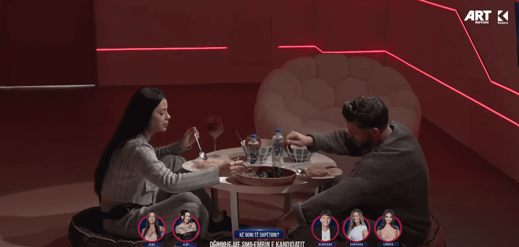 Lumbardhi dhe Kaderi po e shijojnë darkën e tyre romantike, larg nga të tjerët (VIDEO)