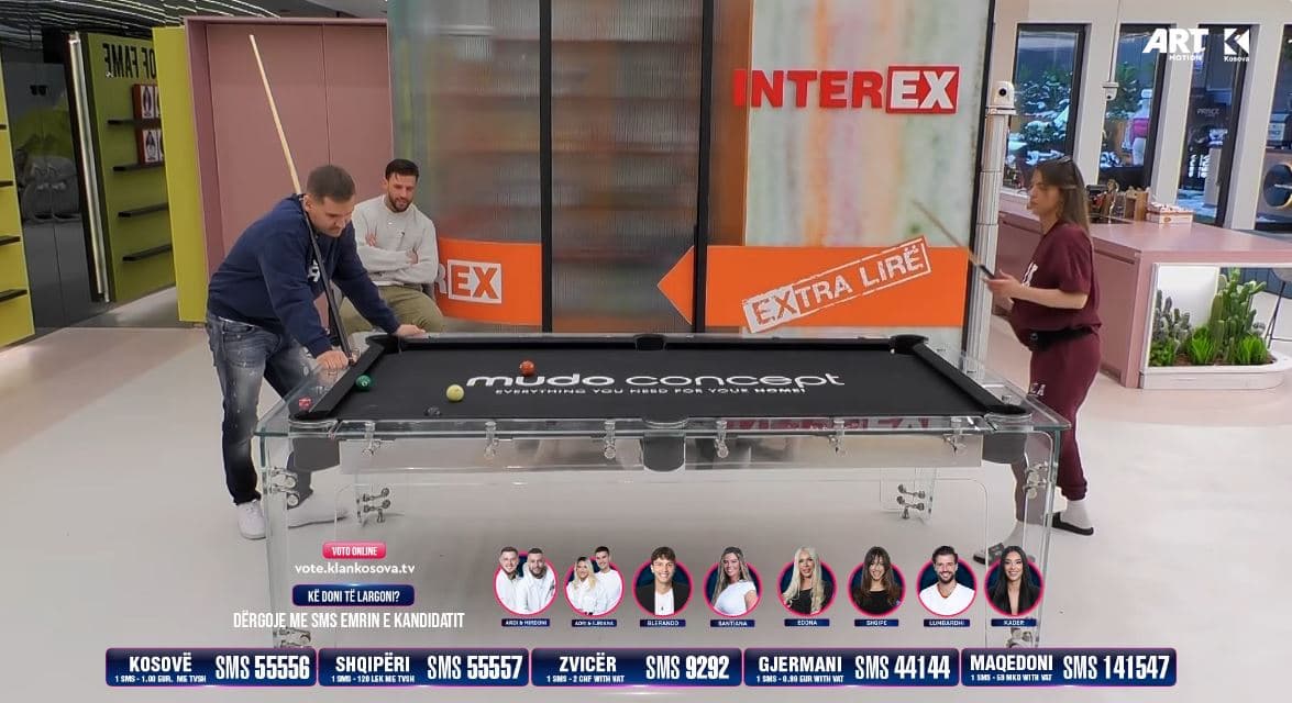 Shqipja e Adri lojë në bilardo: Ti ia humb topin gjithmonë vetes kur je kundër meje (VIDEO)
