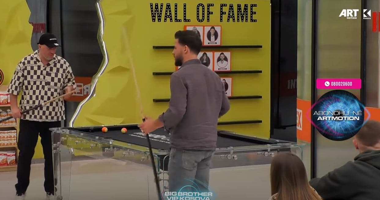 Banorët në BBVK2 luajnë edhe biliardo (VIDEO)