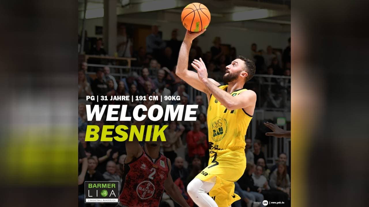 Besnik Bekteshi nënshkruan me klubin gjerman të basketbollit