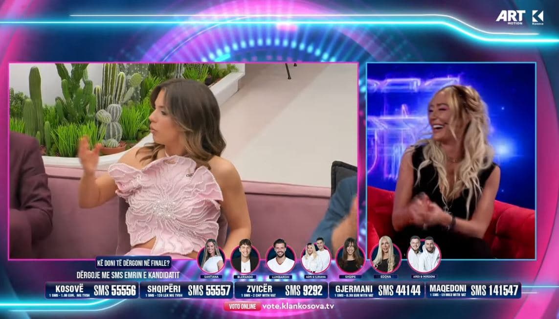 Anita e mbështet Shqipen për fjalën "ngeci karkaleci" (VIDEO)