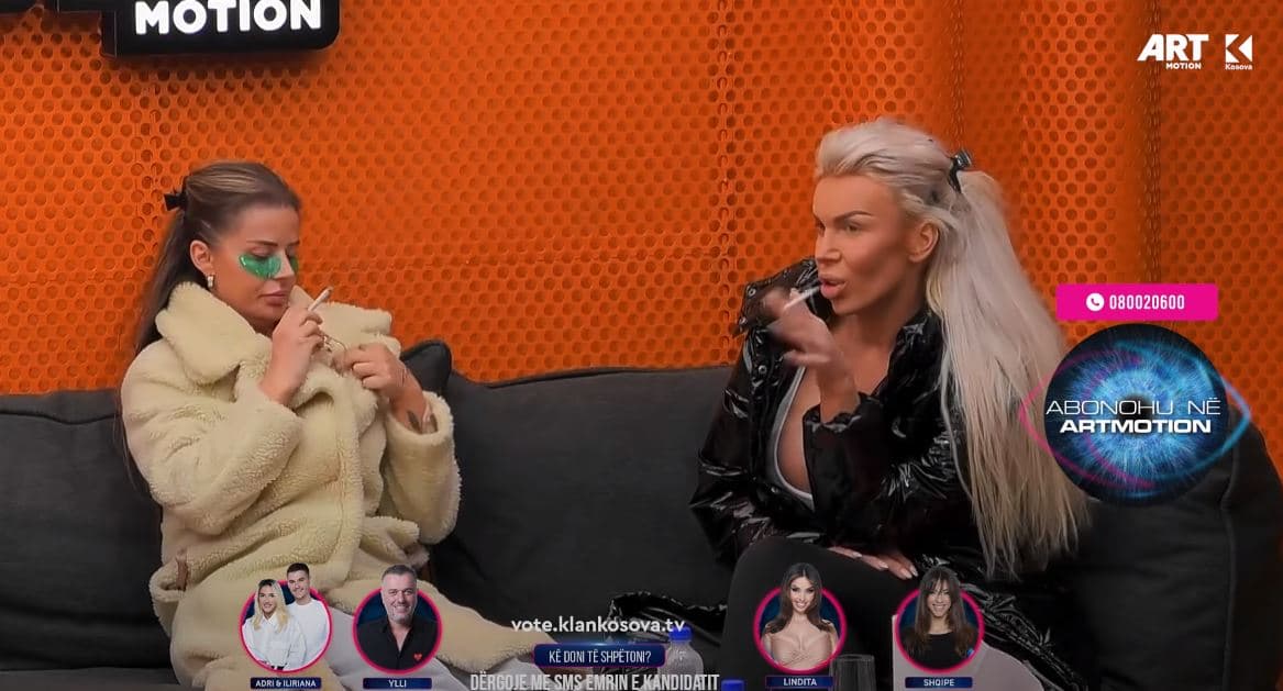 Santiana dhe Edona diskutojnë për Blerandon, njëra ankohet e tjetra e sheh në finale (VIDEO)
