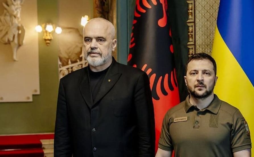 Zelensky: Do të takoj mikun e palëkundur të Ukrainës, kryeministrin shqiptar Edi Rama