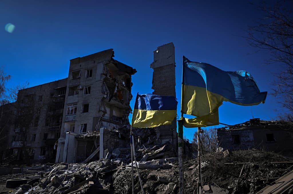 Ndërtesa të shkatërruara në Orikhiv të Ukrainës (FOTO)