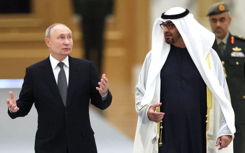 Putini dhe presidenti i Emirateve të Bashkuara Arabe zotohen të zhvillojnë më tej marrëdhëniet 