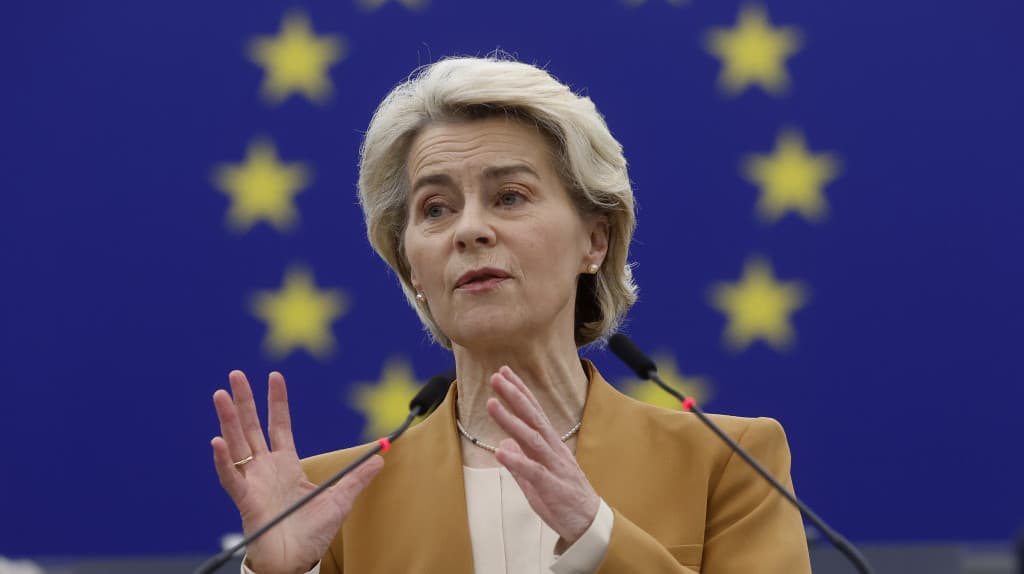 Von der Leyen e BE-së propozon përdorimin e fitimeve të ngrira ruse për ushtrinë e Ukrainës