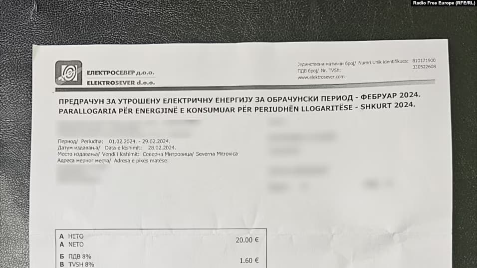 Nis shpërndarja e faturave të rrymës për veriorët