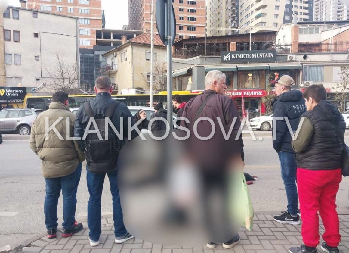 Policia jep detaje: Këmbësorja që u godit nga vetura sot u dërgua për tretman mjekësor (VIDEO)
