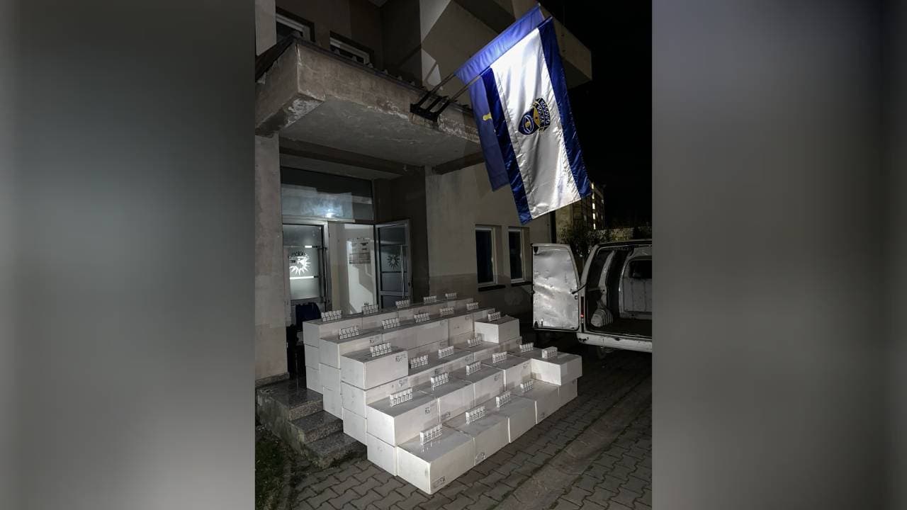 Parandalohet kontrabanda me cigare të prodhuara në Serbi me vlerë të tregut rreth 60 mijë euro