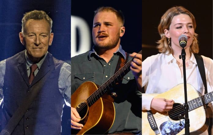 Bruce Springsteeni bashkohet në skenë me Zach Bryanin dhe Maggie Rogersin (VIDEO)